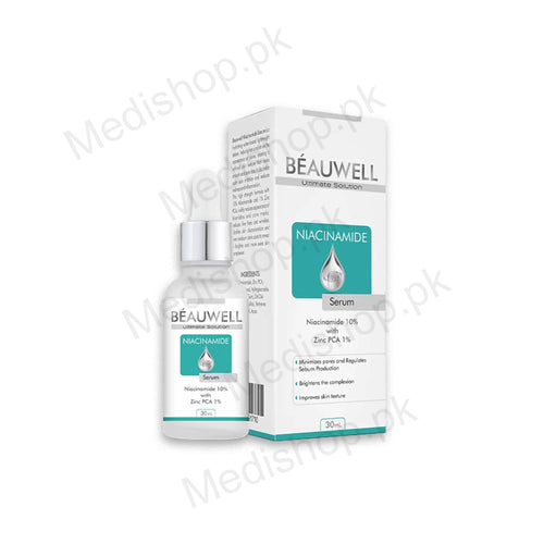 BEAUWELL Niacinamide 10%Skin brightening care whiz laboratories