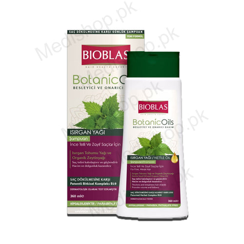 Bioblas Nettle Oil Shampoo Asra Derm