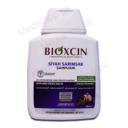 Bioxcin Black Garlic Shampoo