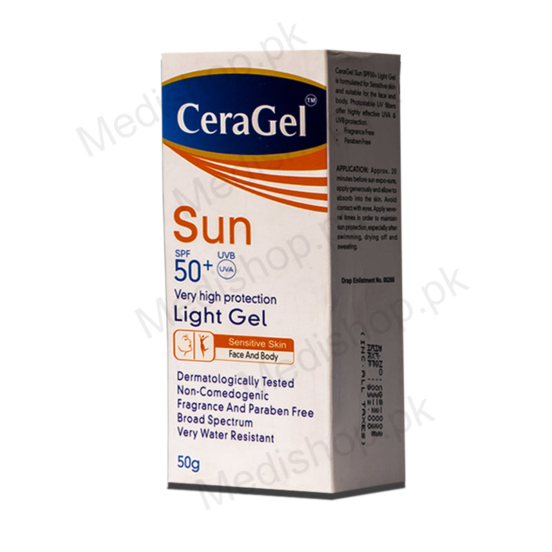 CeraGel SPF50+ Crystolite Pharmaceuticals