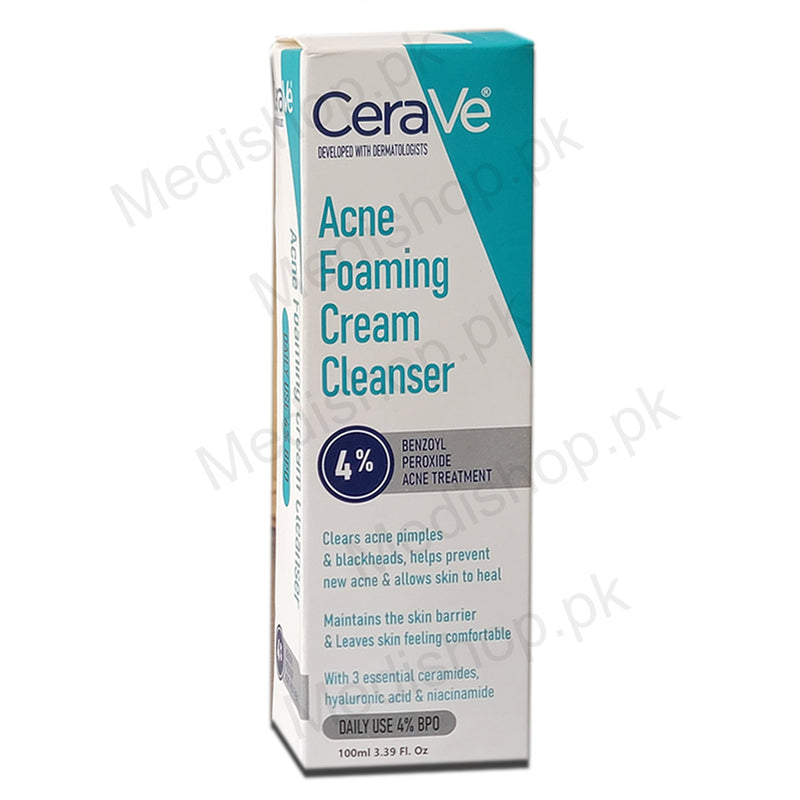 CeraVe Acne Foaming Cream Cleanser