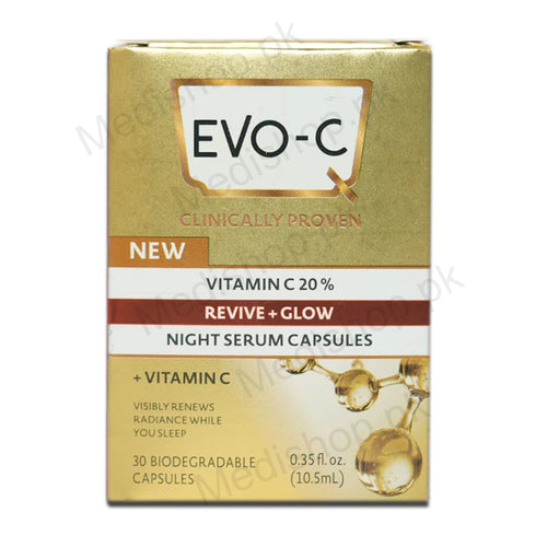 Evo C Vitamin C Night Serum Capsules