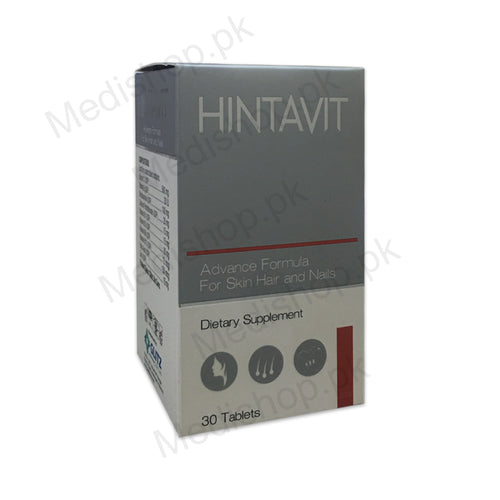 Hintavit skin hair nail tablets advance formula care glitz life care