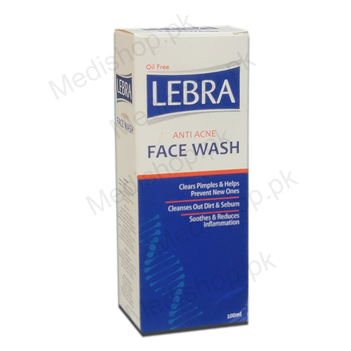 Lebra Anti acne face wash Alaq laboratories