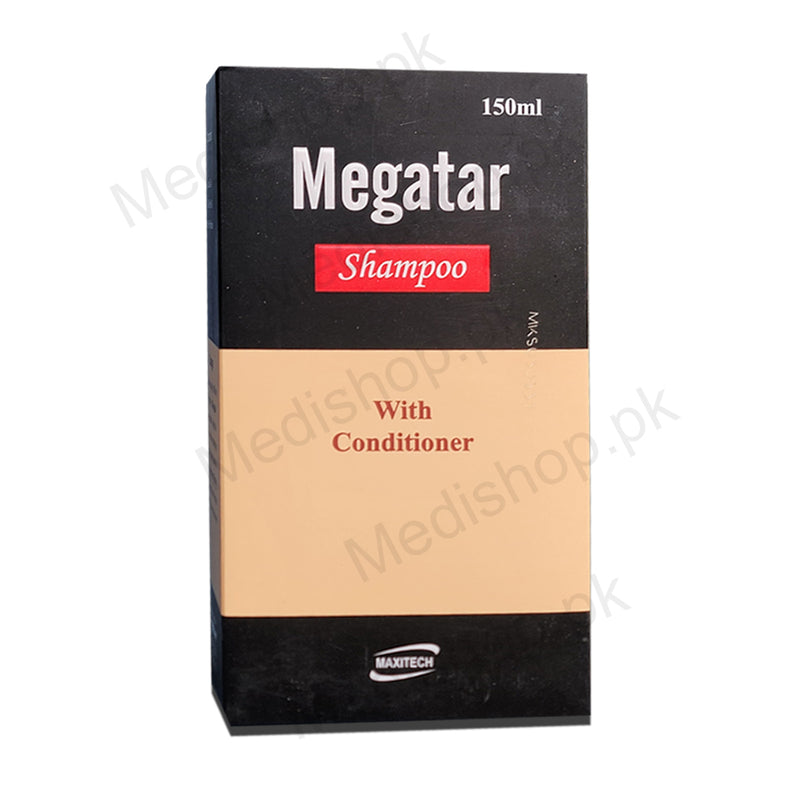 Megatar Shampoo 150ml scalp cleanser conditioner maxitech pharma hair care