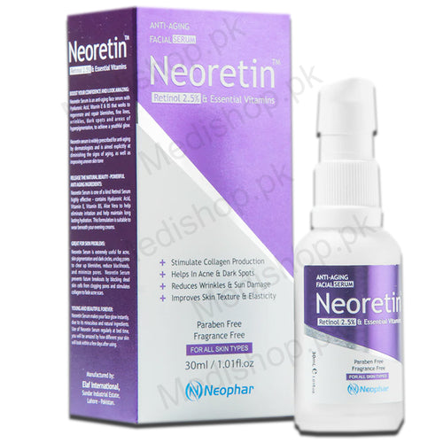 Neoretin Retinal 2.5% Anti Aging Facial Serum