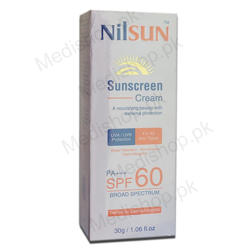 NilSun Sunscreen Cream SPF60 PA+++