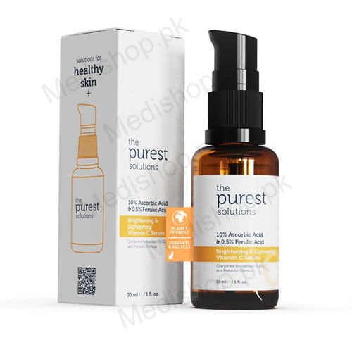 The Purest Solutions Brightening & Lightening Vitamin C Serum 30ml skincare asraderm