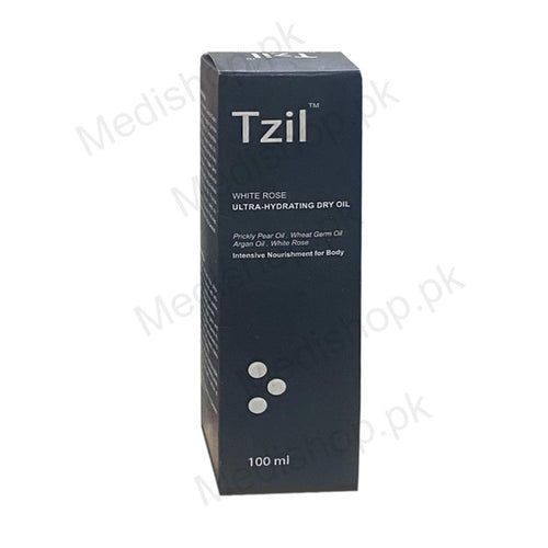 Tzil White Rose Ultra Hydrating Dry Oil 100ml Crystolite Pharmaceuticals Pharma