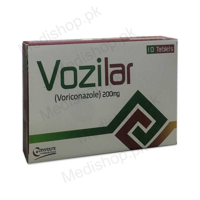 Vozilar voriconazole 200mg tablets crystolite pharmaceuticals