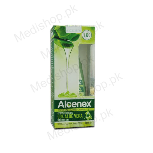 aloenex soothing hydrating 99 aloe vera soothing gel 50ml dermcare