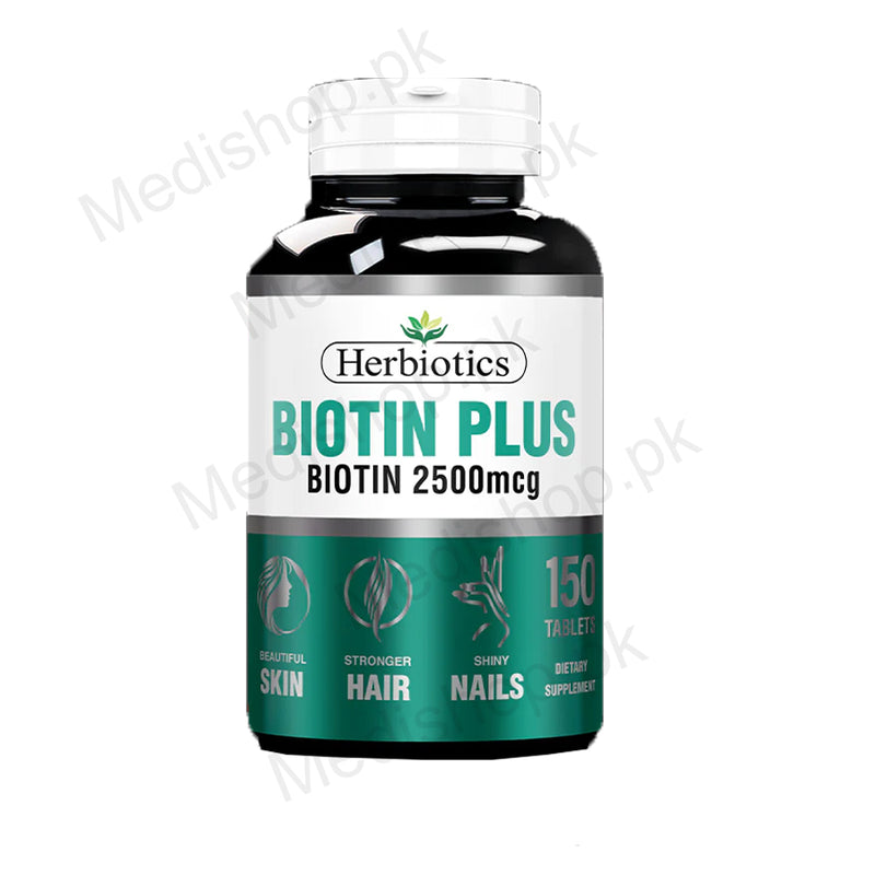 Herbiotics Biotin Plus 2500mcg Tablets