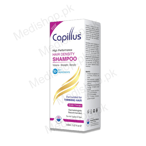 capilus hair density shampoo for thining hair dhp pharma