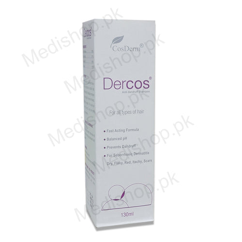 dercos   anti dandruff shampoo for all hair types cosderm