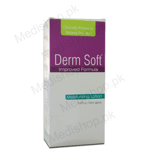 derm soft improved formula moisturizing lotion 150 ml derm cure