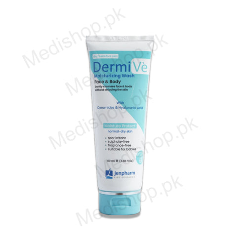  dermive moisturizer wash face and body jenpharm