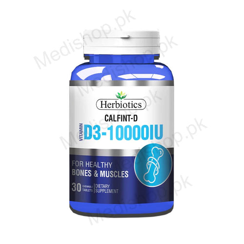 herbiotics Calfint D D3 10000IU 30 chewable tablets dietary supplement