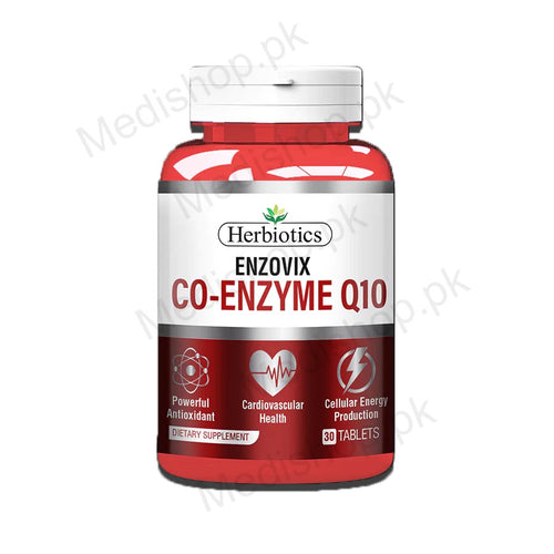 herbiotics enzovix co enzyme Q10 dietary supplement