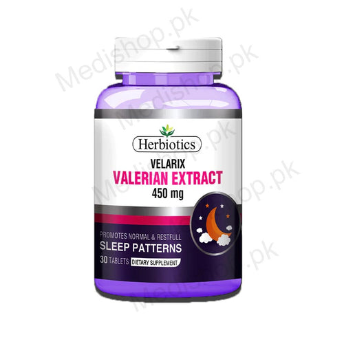 herbiotics velarix valerian extract 450mg dietary supplement