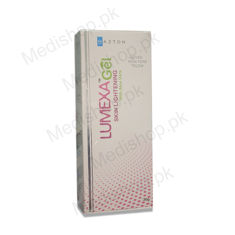 lumexa skin lightening gel with alovera mazton phamra