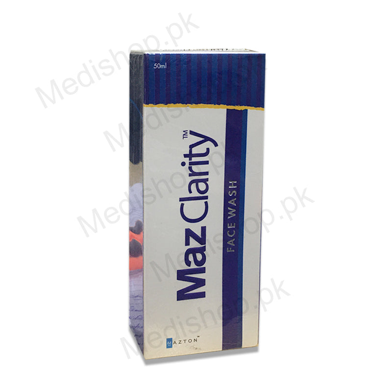 maz clarity anti acne face wash mazton pharma