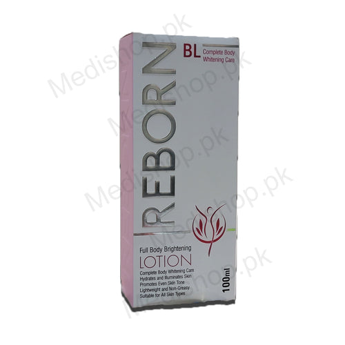 reborn full body brightening lotion 100ml tulip healthcare