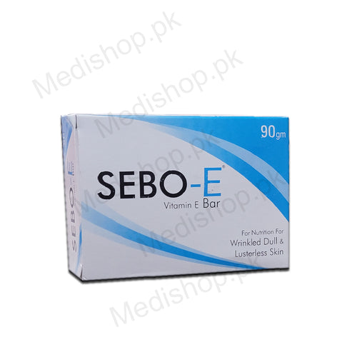 sebo e vitamin e bar wrinkled dull lusterless skin 90gm tulip health care