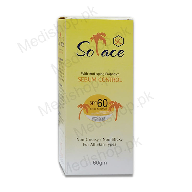 Solace Sun Block SPF60 Cream