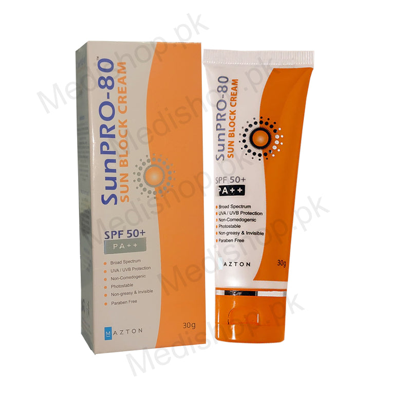 SunPRO 80 Sunblock Cream SPF 50