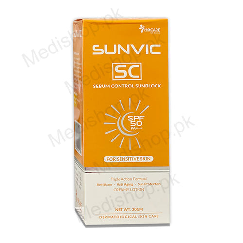 Sunvic SC SPF50 PA+++ Creamy Lotion