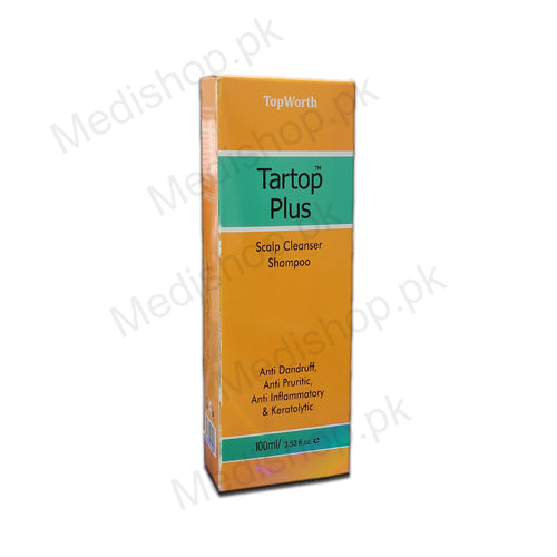   tartop plus scalp cleanser shampoo 100ml top worth health care