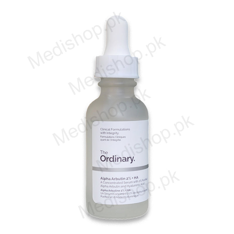    the ordinary serum alpha arbutin 2% HA uneven skin tone fine line skincare hyperpimentation darkspots