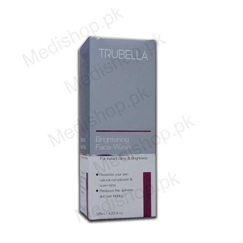 trubella brightening face wash 125ml glitz life care