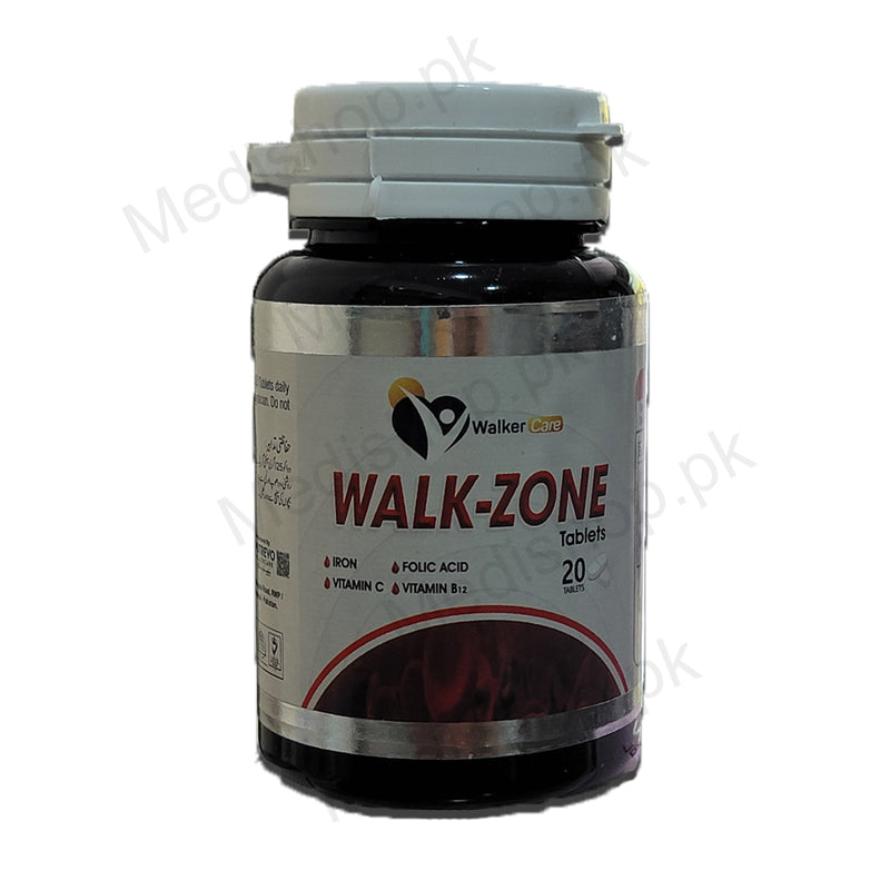 walk zone 20tablets nutrevo healthcare