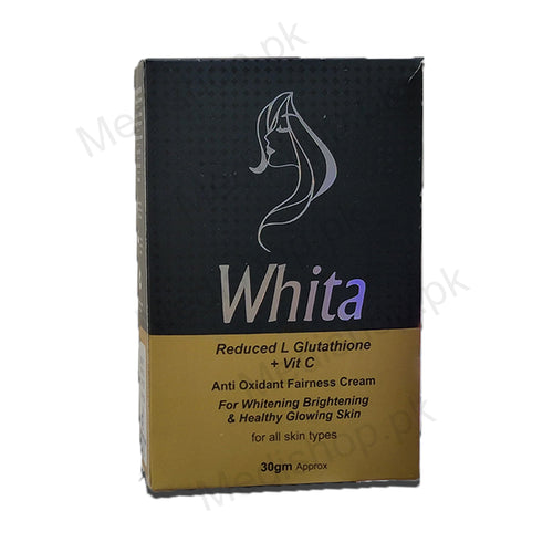 whita glutathione vit c cream 30gm tulip healthcare