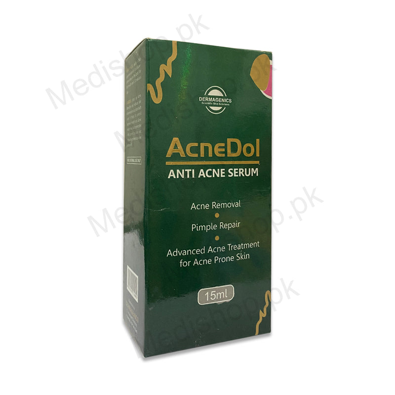 Acnedol Anti acne Serum 15ml skincare acne removal pimple repair treatment dermagenics
