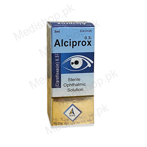 Alciprox Eye Drops 5ml 0.3% Ciprofloxacim Alza Pharma