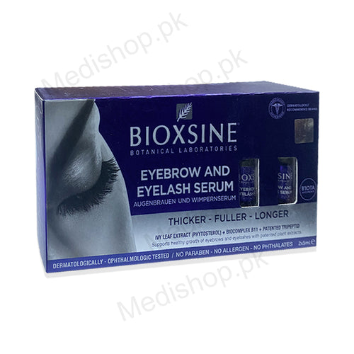 BIOXSINE EYEBROW AND EYELASH SERUM thicker fuller longer 