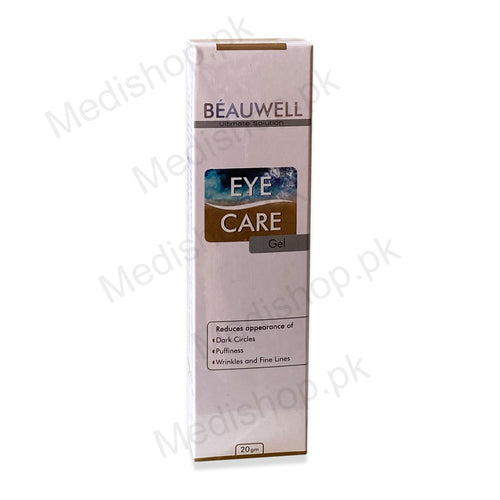       Beauwell eye care gel skincare dark circles wrinkles whiz laboratories 20gm