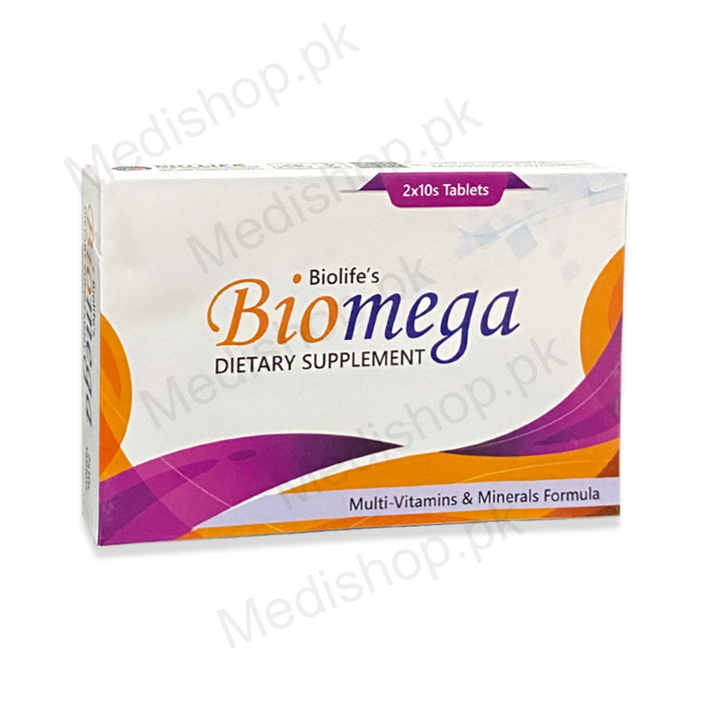 Biomega dietary supplement multi vitamins minerals Bio life Tablets