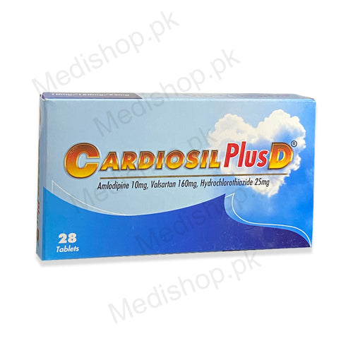 Cardiosil PlusD Amlodipine valsartan hydrochlorothiazide tablets Himont pharma