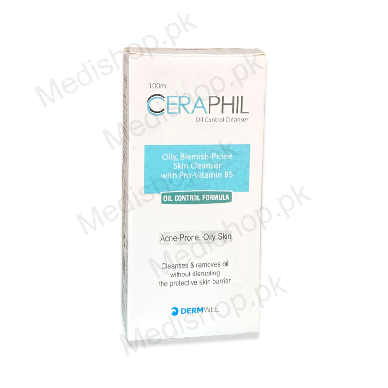 Ceraphil Oil Control Cleanser 100ml acne prone dermwel