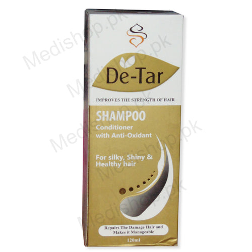 De-Tar Shampoo Conditioner anti oxidant silky hair shiny healthy hair S.Smith Pharma