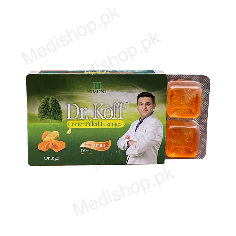 Dr.Koff Center Filled Lozenges Orange