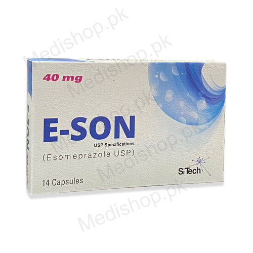 E-son esomeprazole USP capsules 40mg karsons pharma