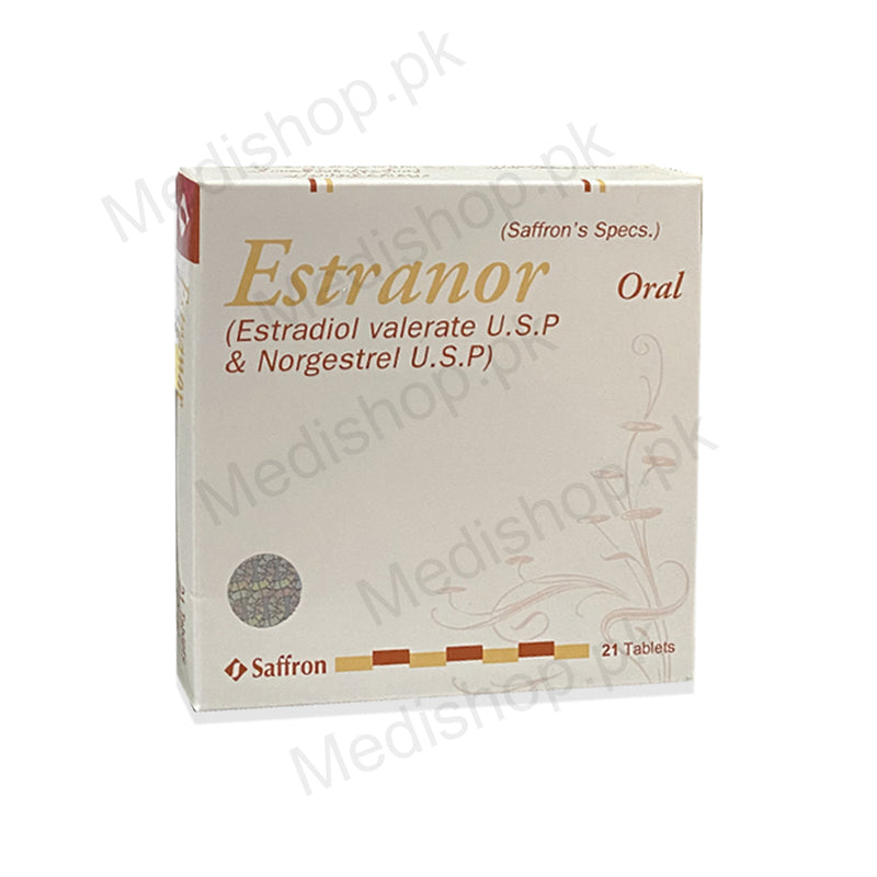 Estrano oral tablets estradiol valerate norgestrel saffron pharma