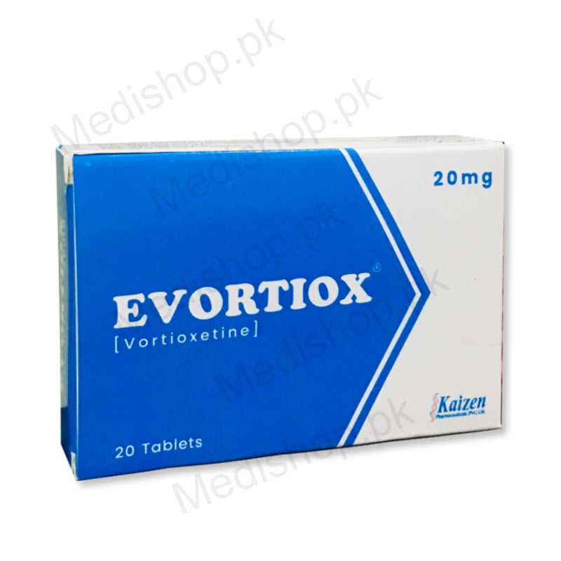 Evortiox vortioxetine 20mg kaizen pharmaceuticals