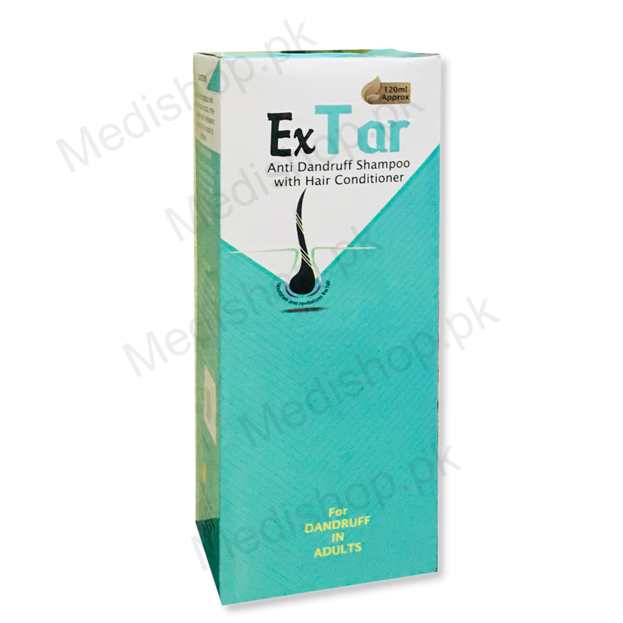 Ex Tar Anti Dandruff Shampoo 120ml Medishoppk 2215