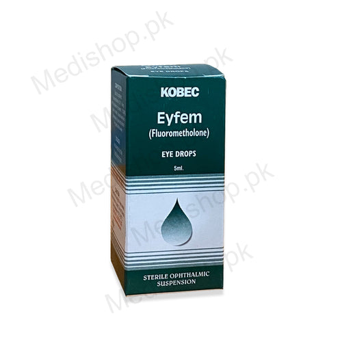 Eyfem Fluorometholone eye drops 5ml kobec pharma