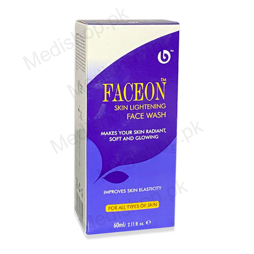 Faceon Skin Lightening Face Wash 60ml whitening care beckettpharma